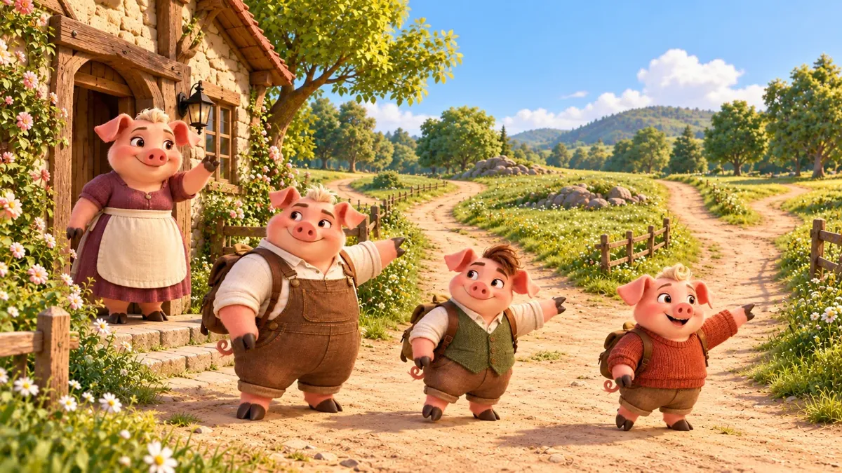 The three little pigs